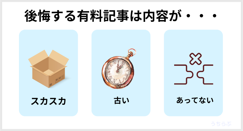 買ってはいけないnoteの有料記事